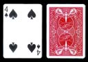 tour de magie : Carte Bicycle Envol d'Archange � 4 de pique