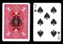 article de magie Carte Bicycle 7 de pique � tarot symbole pique
