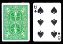 tour de magie : Carte Bicycle 6 de pique Tarot Vert