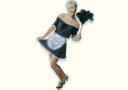 Disfraz de criada sexy (Talla M)