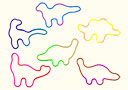 Elastiques Dinosaures Bicolores