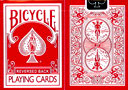 Baraja BICYCLE colores invertidos Rojo