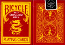 tour de magie : Jeu Bicycle Red Dragon