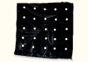 Polka dot silk