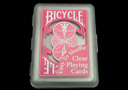 Jeu Bicycle transparent Rose