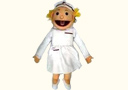 Marionnette Infirmière ventriloquie
