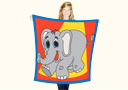 Foulard Eléphant (112 x 112 cm)