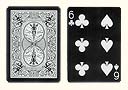tour de magie : Carte Tiger double index 6 noir