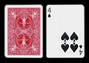 article de magie Carte Bicycle 4 de pique � 4 points rapproch�s