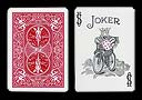BICYCLE Joker Card with 6 of Hearts
