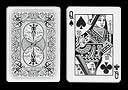 Black Queen´s Double Index BICYCLE Ghost Card