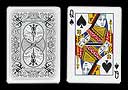 article de magie Carte Dame de Pique � Dos Ghost