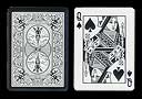 tour de magie : Carte Ghost dame de pique � dos Tiger