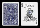 Carte Bicycle Joker avec dos bleu