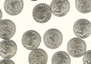 Mini moneda - 1 $ (*12)