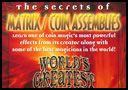 DVD The Secrets of Matrix / Coin Assemblies