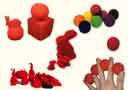 Lot Balles Eponges GOSHMAN