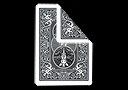 Jeu Sp�cial Bicycle Double Tarot Noir