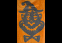 Papier en chapeau avec un sorcier