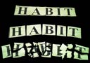Habit Tira de papel rota y recompuesta