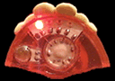 Dentadura luminosa intermitente