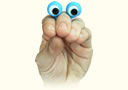 Marionnette yeux