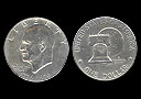 Pièce 1 Dollar - Pile avec cloche (à l’unité)