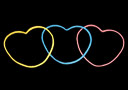 Gomas el�sticas Japonesas Corazones
