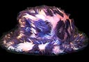 tour de magie : Chapeau duveteux (violet et rose)