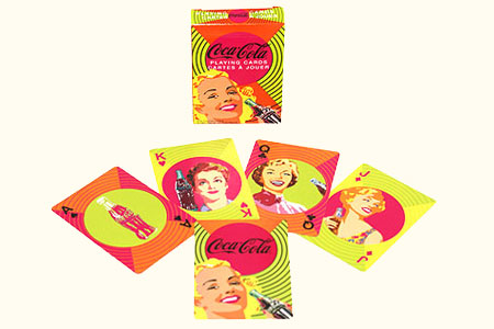 Jeu Bicycle Coca-Cola Blonde