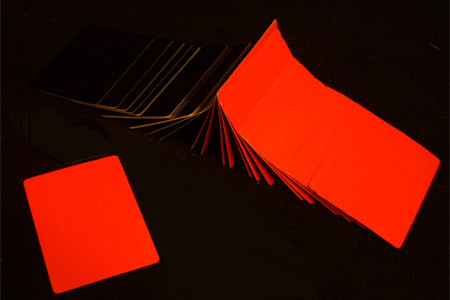 Red color manipulation cards