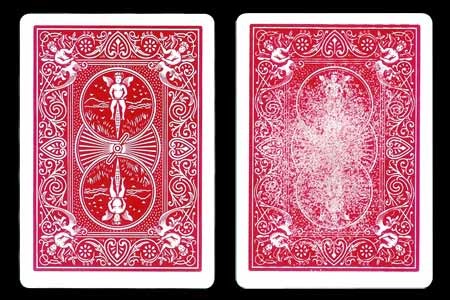 Carte Bicycle Tarot abîmé