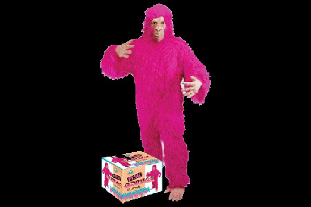 Costume de Gorille Rose
