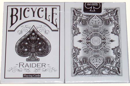 Jeu bicycle Raider Blanc