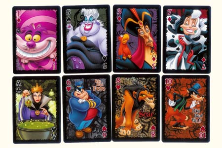 Cards Bicycle Vile Villains (Disney)