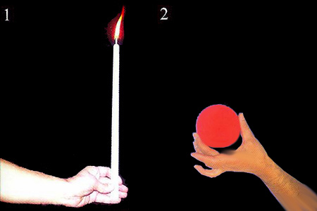 Candle to ball