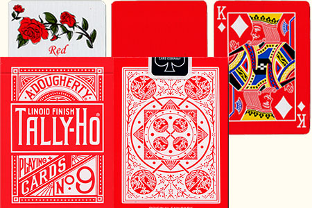 Baraja TALLY-HO Fan Invertida Roja