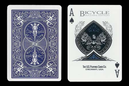 Carte Bicycle à As de Pique Masters Edition bleu