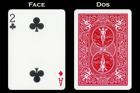BICYCLE Double Index- Two of Clubs