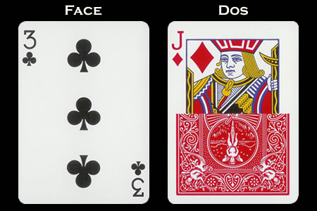 BICYCLE Card with value back