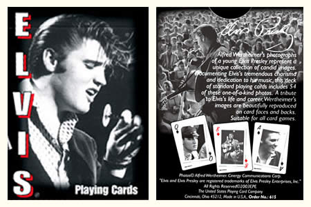 Baraja BICYCLE Elvis (blanco y negro)