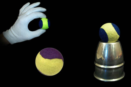 Charges Balle jaune et bleu (par 3)