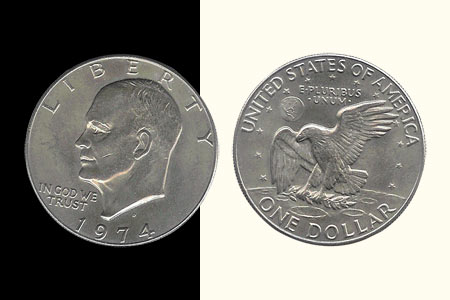 Moneda de Dollar con Águila (cada 1)