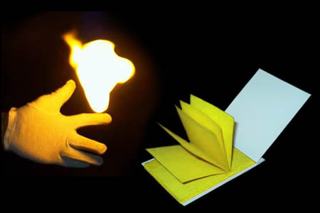 Yellow Flash Paper Booklet (5 x 8 cm)