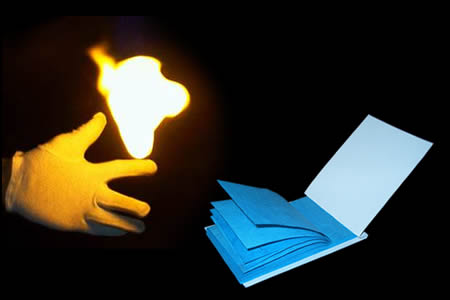 Librillo de Papel Flash Azul (5 x 8 cm)