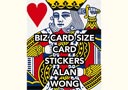 article de magie Business Card Stickers