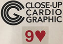 article de magie Cardiographic Close-up (9 de Coeur) - Recharge