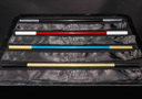 tour de magie : Deluxe 2 Shot Magic Wand (Dark Blue and black)