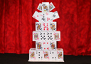 tour de magie : Château de mini cartes à 6 étages