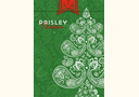 Paisley Metallic Green Christmas Playing Cards